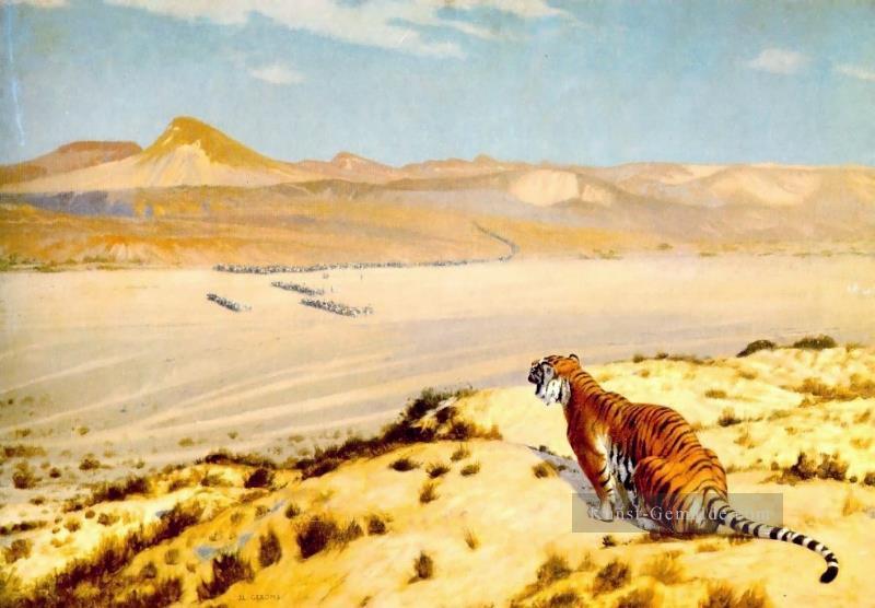 Tiger auf der Watch2 Arabien Jean Leon Gerome Ölgemälde